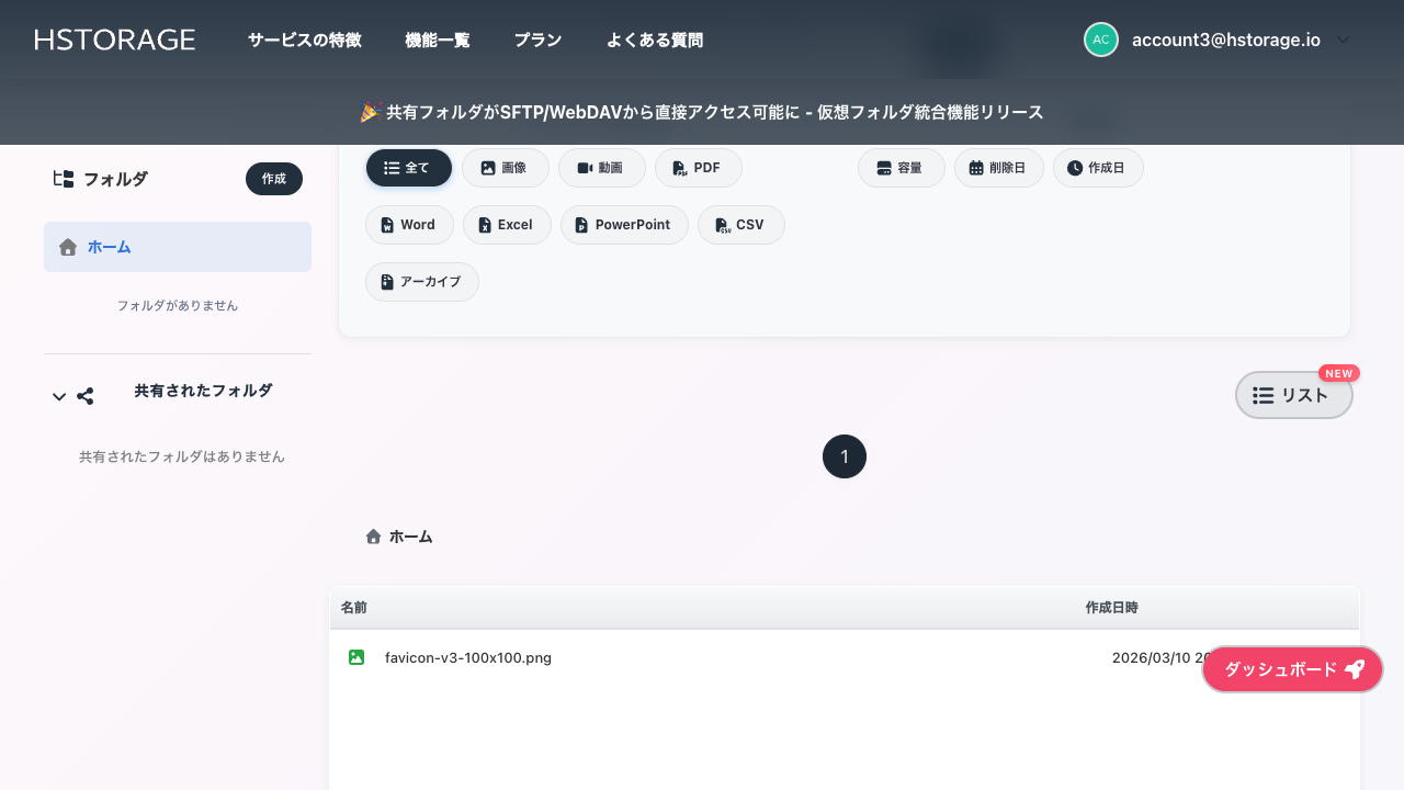 リスト表示
